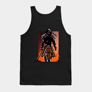 Samurai hannya with hood Tank Top